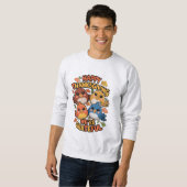 感謝の念が飛び散る スウェットシャツ (正面フル)