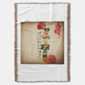 感謝の念に駆られる スローブランケット (正面縦)