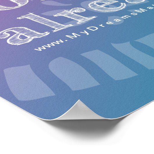 感謝の念を表して実に豊かになる ポスター (角)