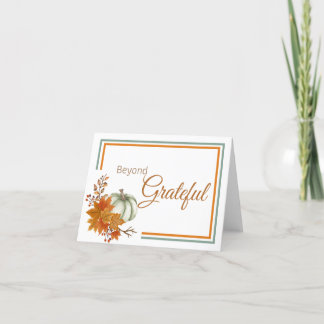 感謝の念を超えて サンキューカード