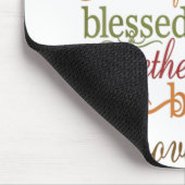 感謝の恵み感謝祭ファミリー マウスパッド (コーナー)