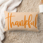 感謝の恵み感謝祭 ランバークッション (ブランケット)