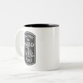 感謝の意を表すギフトハンドレター ツートーンマグカップ (正面左)