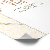 感謝の意を表すゲストブック アール・ヌーヴォー ウィリアム・モリス ポスター (角)