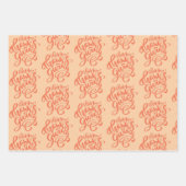 感謝の意を表すトルコ ラッピングペーパーシート (正面2)