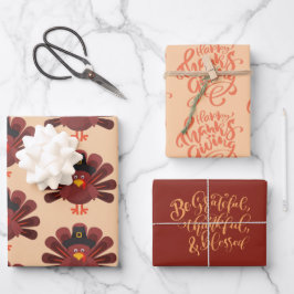 感謝の意を表すトルコ ラッピングペーパーシート