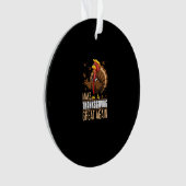 感謝の意を表す素晴らしトルコおもしろいトランプキー オーナメント (正面)