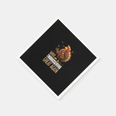 感謝の意を表す素晴らしトルコおもしろいトランプキー スタンダードカクテルナプキン (角)