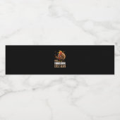 感謝の意を表す素晴らしトルコおもしろいトランプキー ペットボトルラベル (シングルラベル)