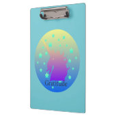 感謝の意グラデーションを表すユニコーン クリップボード (左)