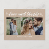 感謝の愛ありがとうポストカードクラフト ポストカード (正面)