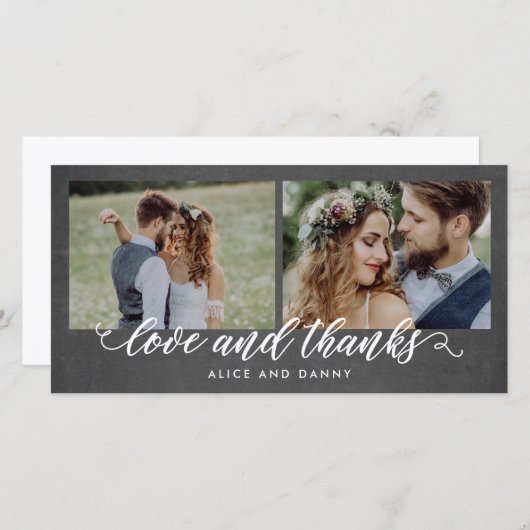 感謝の愛結婚のサンキューカード サンキューカード (正面/裏面)