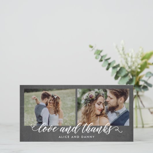 感謝の愛結婚のサンキューカード サンキューカード (スタンド正面)
