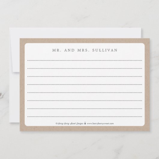 感謝の愛結婚の写真サンキューカードクラフト サンキューカード (裏面)