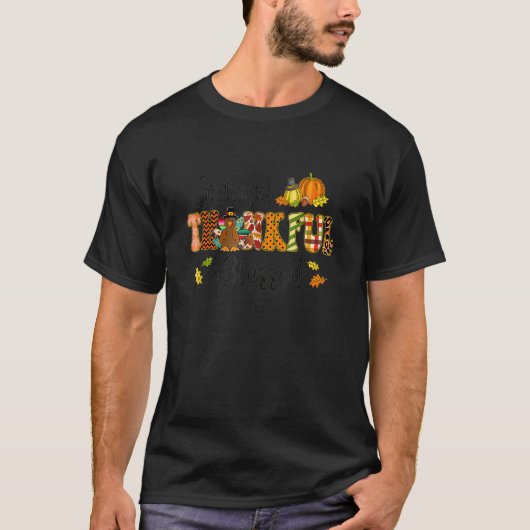 感謝の感謝のトルコ賛美の感謝の感謝 Tシャツ (正面)