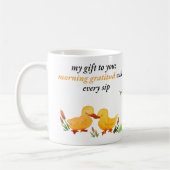 感謝の感謝のマグ：思いやりある贈り物 コーヒーマグカップ (左)