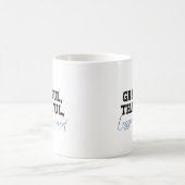 感謝の感謝のレッスン計画 – おもしろい先生 コーヒーマグカップ (中央)