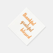 感謝の感謝の賛美感謝祭 スタンダードカクテルナプキン (角)