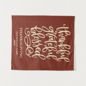 感謝の感謝の賛美感謝祭 タペストリー (正面(横))