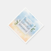 感謝の感謝の賛美感謝祭 | ナプキン スタンダードカクテルナプキン (角)