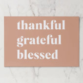 感謝の感謝の賛美感謝祭 ペーパーパッド (正面)