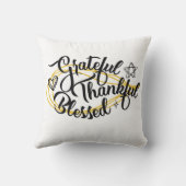感謝の感謝の賛美贈り物 クッション (裏面)