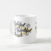 感謝の感謝の賛美贈り物 コーヒーマグカップ (正面左)