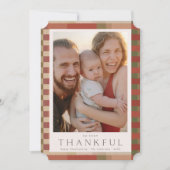 感謝の感謝祭の写真 シーズンカード (正面)