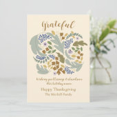 感謝の感謝祭の発表 案内状 (スタンド正面)