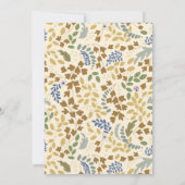 感謝の感謝祭の発表 案内状 (裏面)