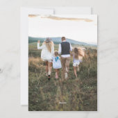 感謝の感謝祭の花束の写真 シーズンカード (裏面)