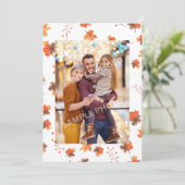 感謝の感謝祭カスタマイズ可能な写真 シーズンカード (スタンド正面)