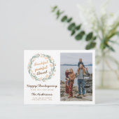 感謝の感謝祭賛美の移動 ポストカード (スタンド正面)