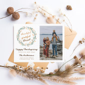 感謝の感謝祭賛美の移動 ポストカード