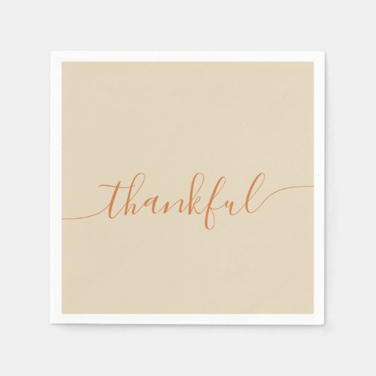 感謝の感謝祭 スタンダードカクテルナプキン (正面)