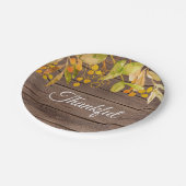 感謝の感謝祭 ペーパープレート (アングル)