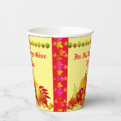 感謝の感謝祭 紙コップ (左)