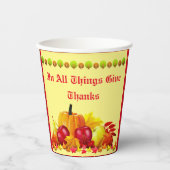 感謝の感謝祭 紙コップ (正面)