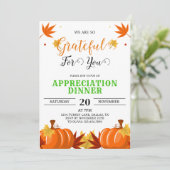 感謝の感謝秋感謝サンクスギビング 招待状 (スタンド正面)