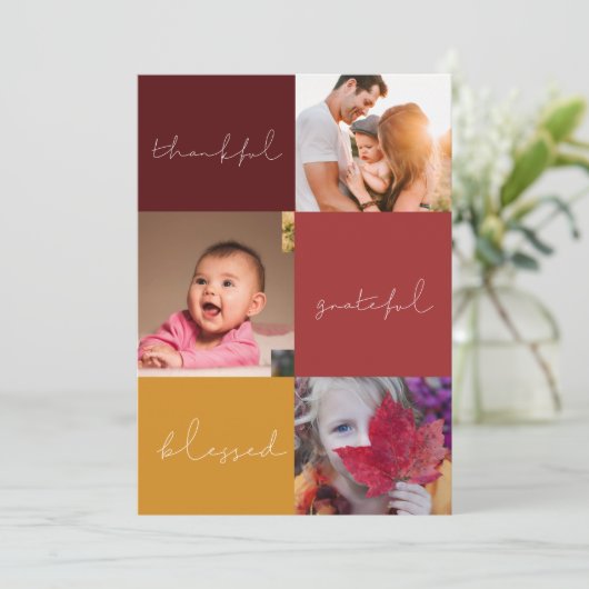 感謝の感謝賛美の写真カード シーズンカード (スタンド正面)