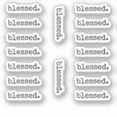 感謝の感謝賛美感謝祭 シール (正面)