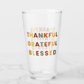感謝の感謝賛美-秋グラス杯 タンブラーグラス (正面)