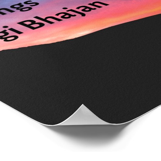 「感謝の態度だ」 ポスター (角)