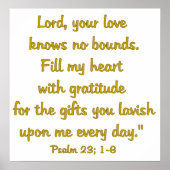 感謝の態度 ポスター (正面)