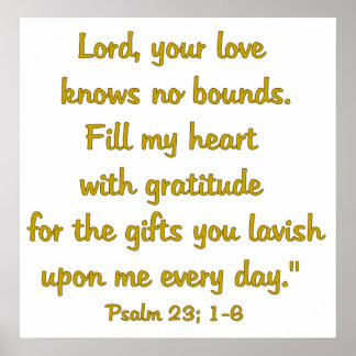 感謝の態度 ポスター