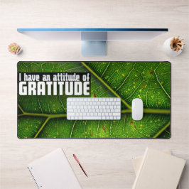 「感謝の態度」モチベーション確認 デスクマット