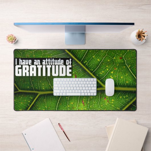 「感謝の態度」モチベーション確認 デスクマット (オフィス1)