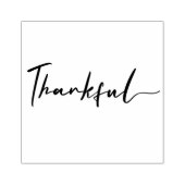 感謝の手モダン入力スクリプト ラバースタンプ (インプリント)