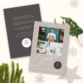 感謝の手書きスクリプト3写真ビスタイリッシュジネス シーズンカード