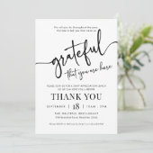 感謝の招待状、感謝のためにあなた招待状 招待状 (スタンド正面)